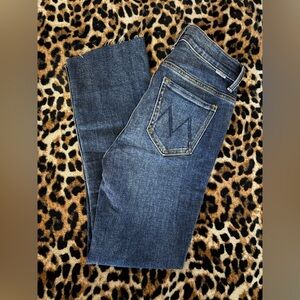 MOTHER Insider Crop Step Fray Jeans size 25